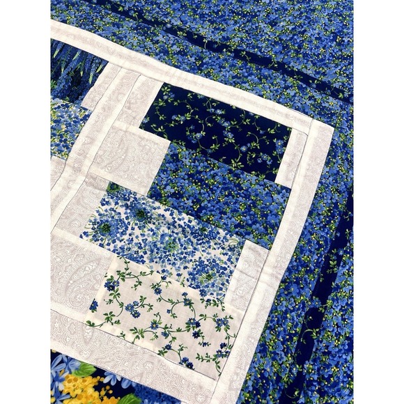 Patchwork Handmade Multicolor Fully Finished 51x48.5 NEW Never Used Rectangle‎ - Picture 12 of 12